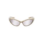 Sporty B Round Af Sunglasses in White